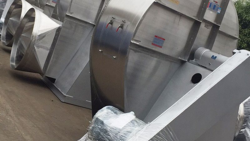 中央除尘系统风机维修改造